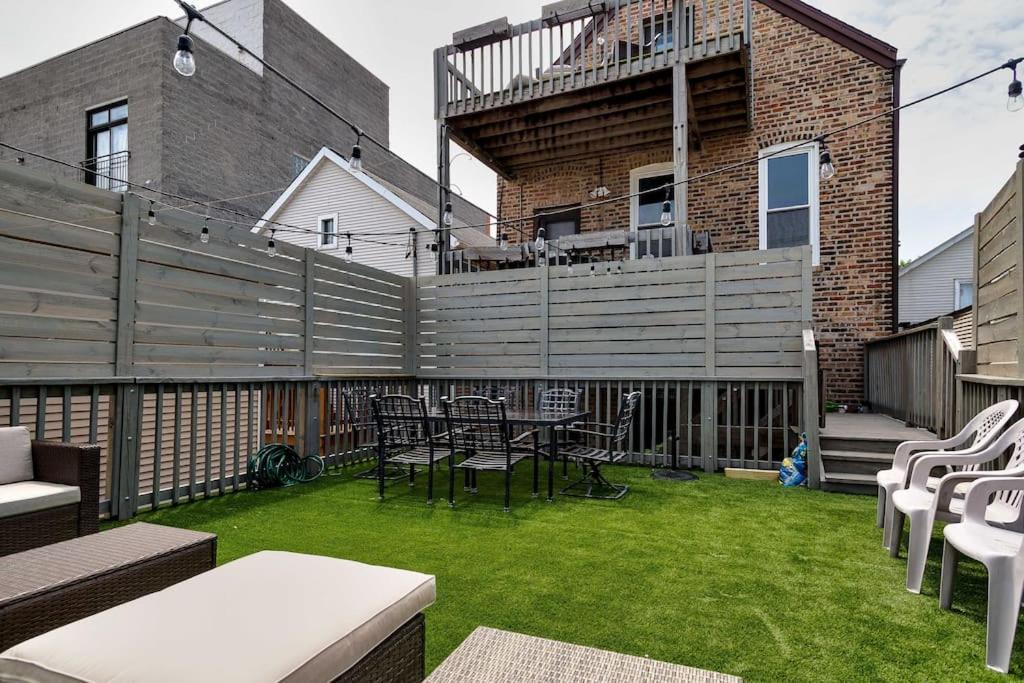 Central Chicago Suite2 Access To Patio Buitenkant foto